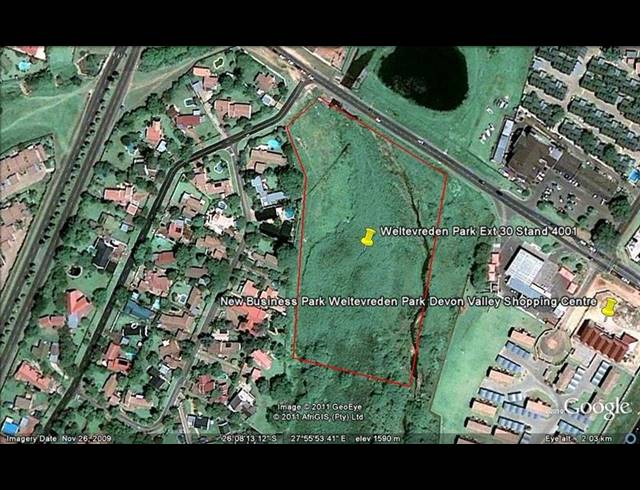 LAND FOR SALE IN WELTEVREDEN PARK